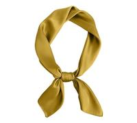 Generisch 2025 - Écharpe 70 x 70 cm - Foulard à pois pour femme - Petit cadeau d'anniversaire d'enfant, or, taille unique