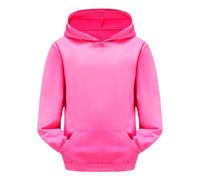 Generisch 2025 Enfants Tout-petits Garçons Filles Manches Longues Imprimé Sweat à Capuche Chaud Pull Tops Enfants Tenues Survêtement Pull Bébé Fille 62, Rose, 10-11 ans