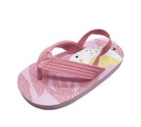 Generisch 2025 Eva Chaussures de plage élastiques pour fille Chaussures à lanières et tongs pour enfants Sandales d'été réglables pour fille Sandales pour enfants, Rouge pastèque, 26 EU