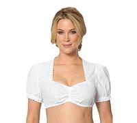 Generisch 2025 Femme 1 pièce Lingerie Dentelle Gilet Femme Élégant Chemisier Dirndl Noir Chemisier Dirndl Chemisier Dentelle pour Oktoberfest Lingerie Hommes Latex, Blanc., S
