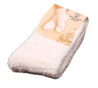 Generisch 2025 - Femmes Hiver Couleur Chaude Chaussettes de Sol Lit Principal Chaussettes Douces Chauffantes 36, Blanc., taille unique