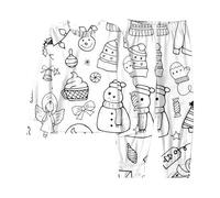 Generisch 2025 Haut et pantalon à manches longues pour filles DIY Doodle Craft Tenue d'activités pour tout-petits et enfants, Blanc., 3-4 ans