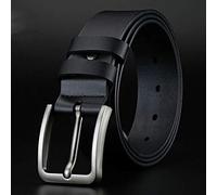 Generisch 2025 Hommes Ceinture Pin Couche Cuir de vachette Ceinture Boucle Ensemble Hiver, c, 125 cm