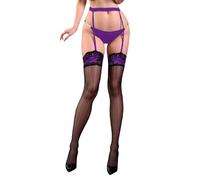 Generisch 2025 IntimatesLingerie sexy, bas résille audacieux pour vêtements polyvalents pour toutes les saisons, parfait nuits confiance en soi lingerie penthouse, lilas, taille unique