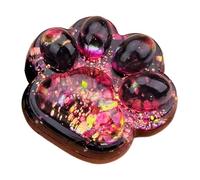 Generisch 2025 Jouet à presser fabriqué à la main, en silicone, avec gelée, mignon, doux, pour se détendre, soulager l'anxiété, le stress, 1 pièce, noir, 7 x 6 cm