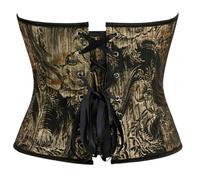 Generisch 2025 Shapewear Tops Bustier Bandeau Corset Body pour les tenues quotidiennes Confort sans coutures avec design imprimé élégant Jupon Dirndl, Noir , XS
