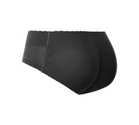 Generisch 2025 Sous-vêtements sans couture pour femme à soulever des formes Culotte pour femme Culotte fesses Push Up Pantalon Hanches Lingerie gainante Lingerie Manteau, Noir , S