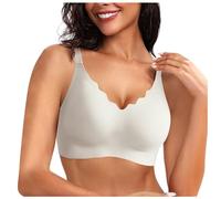 Generisch 2025 Soutien Gorge Femme Sans Couture Sans Armatures Soutien-gorge Push Up Ondulé Bralettes Confort Doux, Bralettes Confort Sans Fil Couvrant Soutien Gorge Quotidien Mon Panier Afficher