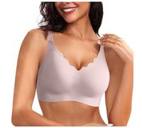Generisch 2025 Soutien Gorge Femme Sans Couture Sans Armatures Soutien-gorge Push Up Ondulé Bralettes Confort Doux, Bralettes Confort Sans Fil Couvrant Soutien Gorge Quotidien Mon Panier Afficher