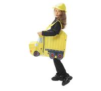 Generisch 2025 - Véhicule d'ingénierie amusant pour enfants - Jeu de rôle - Cosplay - Coût du dossier scolaire - 5 à 15 ans - Jaune - 7-11 ans