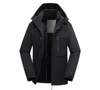 Generisch 2025 Veste de découpe d'extérieur pour hommes trois en un Deux pièces Femmes Coupe-vent Chaud Épais Vêtements d'alpinisme pour couples Veste zippée chaude Vêtements de sport Hommes Vestes