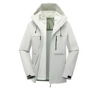 Generisch 2025 Veste de découpe d'extérieur pour hommes trois en un Deux pièces Femmes Coupe-vent Chaud Épais Vêtements d'alpinisme pour couples Veste zippée chaude Vêtements de sport Hommes Vestes