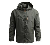 Generisch _2025 Veste fine d'hiver amovible pour homme avec tête de mort, Vert armée., XL