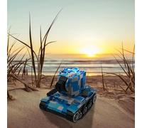 Generisch 2026 4 types de jouets blindés en alliage, mini chars avec fonction d'extraction et roues souples (véhicules de style Q pour enfants) (B, 10,5 x 6,5 x 7 cm)