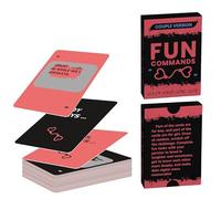 Generisch 2026 46 cartes interactives à gratter pour couples - Questions pour les couples, idéales pour une soirée romantique deux, pour renforcer la relation (noir, 9 cm)