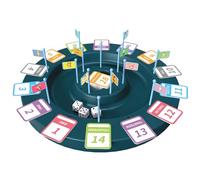 Generisch 2026 Aventure mathématique arithmétique, multijoueur pour 14 joueurs, apprentissage parent-enfant (bleu marine, 24,5 cm)