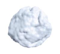 Generisch 2026 Ball de stress aux raisins en smoothie 2026, perles sous vide formables, jouet de stress à lait de stress mis à niveau, sensoriel bruyant, avec son (Bleu, 6X6cm)