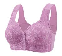 Generisch 2026 - Bandoulière transparente confortable pour femme, sans fil, dos nu, sans éponge, avec bretelles convertibles Mon panier Afficher, lilas, 48