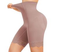 Generisch 2026 Body gainant pour femme avec porte-jarretelles et patte de boutonnage, Violet clair, L