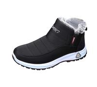 Generisch 2026 - Bottes d'hiver à enfiler - Bottes de randonnée isolées pour temps froid - Confortables et chaudes - Semelle antidérapante - Résistantes - Légères, Noir , 39 EU