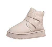 Generisch 2026 Bottes d'hiver en polaire épaisse Chaudes Confortables Chaussures thermiques d'extérieur pour temps froid, beige, 38 EU