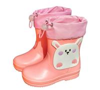 Generisch 2026 Bottines pour fille pour les jours de pluie - Bottines courtes et confortables - Semelle robuste - Chaussures de randonnée légères pour toutes les saisons, Rose, 31 EU