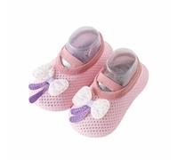 Generisch 2026 Chaussettes pour bébé avec semelle souple et confortable pour tout-petits garçons filles de 1 mois à 4 ans antidérapantes pour intérieur extérieur toutes saisons, Rose 2., L