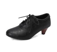 Generisch 2026 Chaussures de loisirs élégantes pour femme, polyvalentes, confortables, classiques, à enfiler, aspect cuir, talon de 35 cm