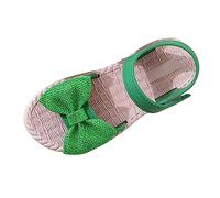 Generisch 2026 Chaussures de plage antidérapantes pour bébé fille avec nœud papillon et semelle souple antidérapante, vert, 28 EU