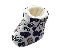 Generisch 2026 Chaussures pour bébé en coton avec semelle veloutée pour les pieds épais et chauds, mignons, pas devant les portes, b, 20 EU