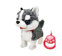 Generisch 2026 Chiot interactif qui chante, doudou électrique, avec queue mobile, fonction langue pour (noir, 28 cm)