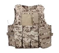 Generisch 2026 Débardeur pour homme avec poches plateforme modulaire durable réglable pour les aventures en plein air, kaki, taille unique