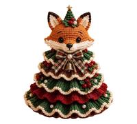 Generisch 2026 - Décoration de Noël à faire soi-même - Motifs animaux - Perles - Nœud - Crochet - Décoration adaptée aux débutants - Pour adultes - Kit de bricolage - Décoration de sapin de Noël