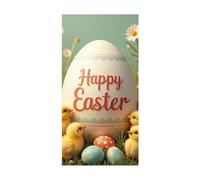 Generisch 2026 Décoration de Pâques Joyeuses Pâques commencent ici ! Choisissez [Rideau de porte avec imprimé œuf de Pâques] pour apporter les couleurs du printemps à la maison le goût de votre ! (B