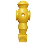 Generisch 2026 Figurines de rechange réalistes, pour jeux de baby-foot, bleu-rouge, avec trous pour tiges (jaune, taille unique)