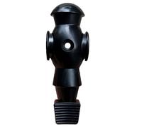 Generisch 2026 Figurines de rechange réalistes, pour jeux de baby-foot, bleu-rouge, avec trous pour tiges (noir, taille unique)