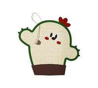 Generisch 2026 Griffoir mural en forme de sisal pour chats d'appartement avec fonction griffoir, tapis griffoir pour canapé, mur, sisal (F, A)