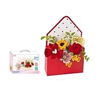 Generisch 2026 Idée de bricolage : baguettes mobiles avec sac de transport - Activité d'art de bricolage pour adultes (rouge, 46,5 x 33,8 cm)