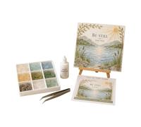 Generisch 2026 Idées de bricolage pour projets d'art DIY avec croix en bois, activités scolaires du dimanche, raconter des histoires, versets inspirants pour salle de lise, 50 ml (vert 3, 15