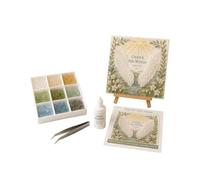 Generisch 2026 Idées de bricolage pour projets d'art DIY avec croix en bois, activités scolaires du dimanche, raconter des histoires, versets inspirants pour salle de lise, 50 ml (Green2, 15