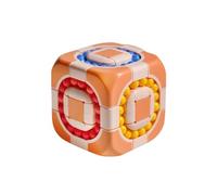 Generisch 2026 Jeu de pensée pédagogique : cube tournant pour adultes (C, 7,5 cm)
