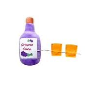 Generisch 2026 Jouet à mâcher souple en forme de bouteille de vin pour stimuler l'esprit mental, favoriser le travail nasal chez les petits et moyens enfants (violet, taille unique)