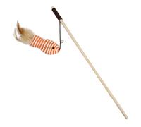 Generisch 2026 Jouet interactif pour chat, baguette magique en bois, pour s'entraîner et divertir votre animal de compagnie (taille D, taille unique)