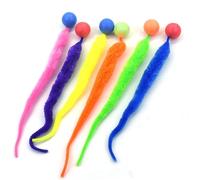 Generisch 2026 Jouet interactif pour chat, jouet éducatif interactif pour chat, château gonflable avec queue, château gonflable pour chats, exercices de jeu en intérieur (rouge, 24 x 2,5 cm)