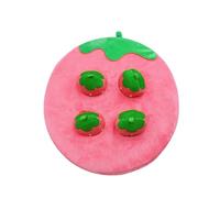 Generisch 2026 Jouet interactif pour chien, tapis à renifler aux fraises, 2 en 1, antidérapant, anti-stress, 30 x 30 cm