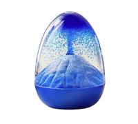 Generisch 2026 Jouet sensoriel de volcan Perpétuum - Bureau mobile pour gérer le stress et la relaxation visuelle - Figurine en acrylique chinoise tridimensionnelle - 250 ml - Bleu - 8,8 x 6,5 cm