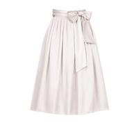 Generisch 2026 - Jupe de fête de la bière pour femme avec nœud papillon à la taille, tablier enroulé réglable pour costume de fête de la bière et vêtements décontractés N Roll Kerze, beige, M