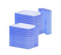 Generisch 2026 Lot de 100 pochettes en plastique rigide pour cartes de baseball, porte-cartes de protection pour cartes à collectionner, cartes de sport (transparent, taille unique)
