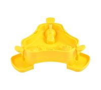 Generisch 2026 Mangeoire automatique interactive avec alimentation lente, stimulation mentale, jeu de puzzle, dessous antidérapant pour activités intérieures (jaune, 37,5 x 32,5 cm)