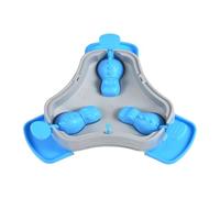Generisch 2026 Mangeoire automatique interactive avec alimentation lente, stimulation mentale, jeu de puzzle, dessous antidérapant pour activités intérieures (bleu, 37,5 x 32,5 cm)
